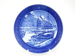 ROYAL COPENHAGEN　ロイヤルコペンハーゲン　Christmas in Nyhavn　イヤープレート(2007年)　洋食器